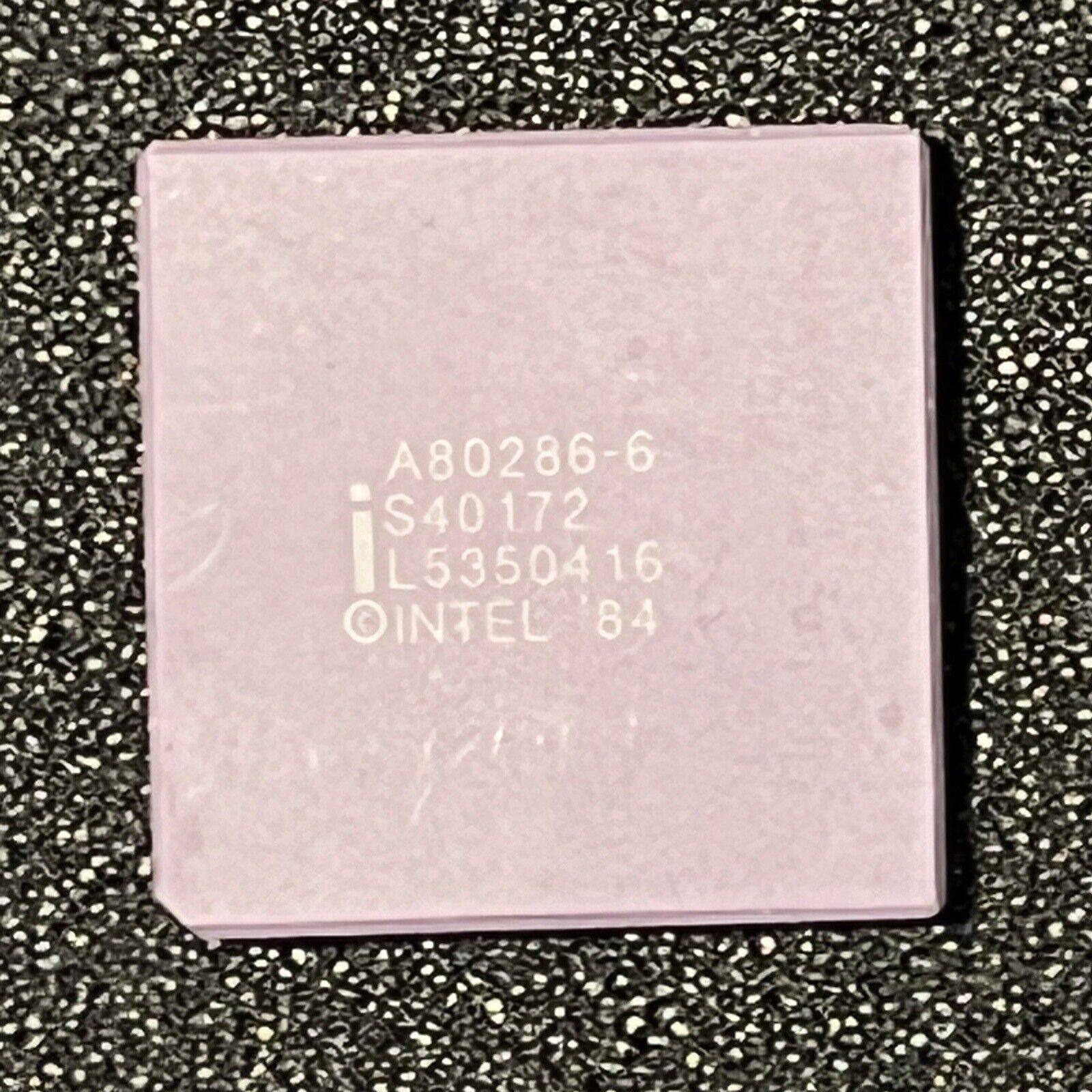 Very Rare Intel A80286-6 6Mhz PGA68 CPU Processor Vintage Processor 68-pin