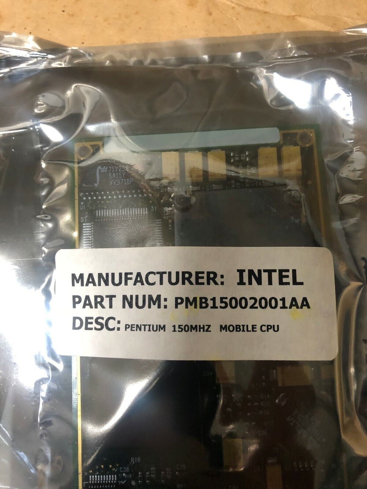 New INTEL Mobile Pentium PMB15002001AA 150MHZ  