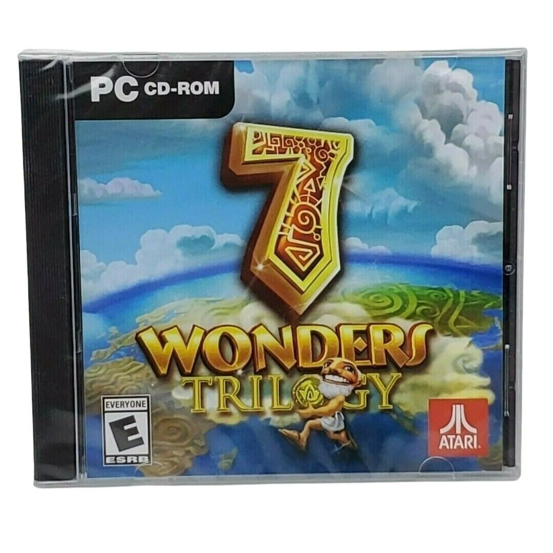7 Wonders Trilogy PC Video Game 3 Pack Atari Rated E CD-ROM Computer Family