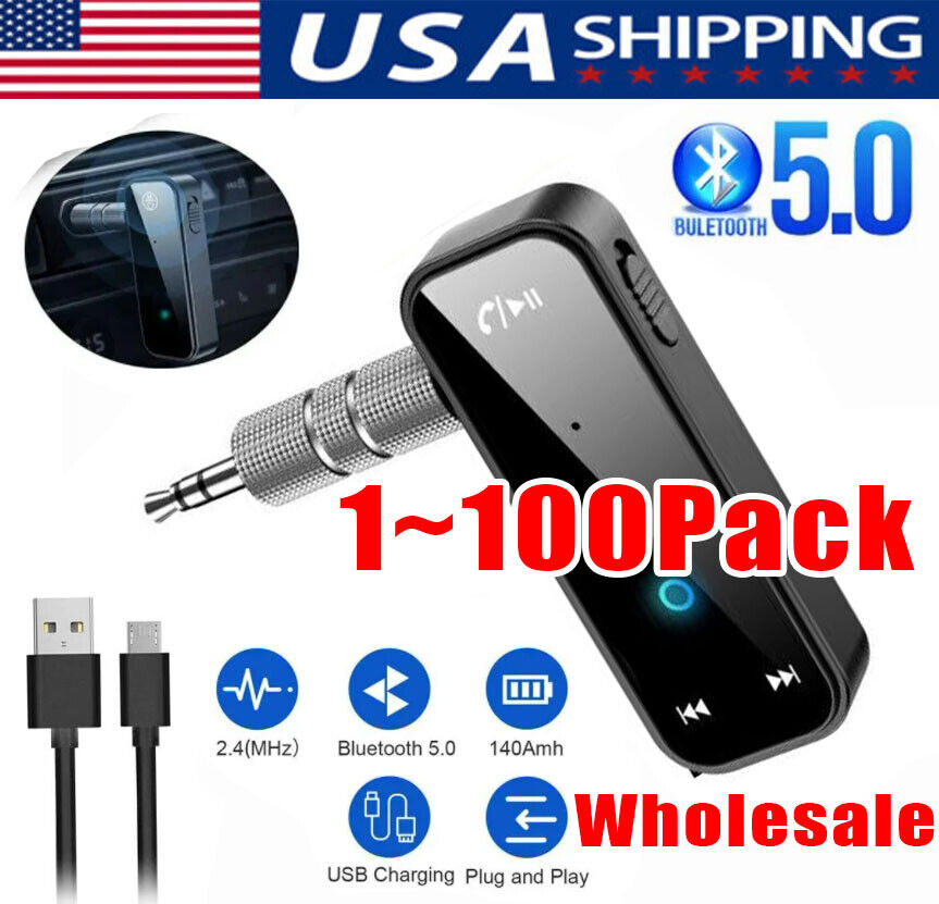 USB Wireless Bluetooth Transmitter Receiver for Car Music Audio Aux Adapter lot
