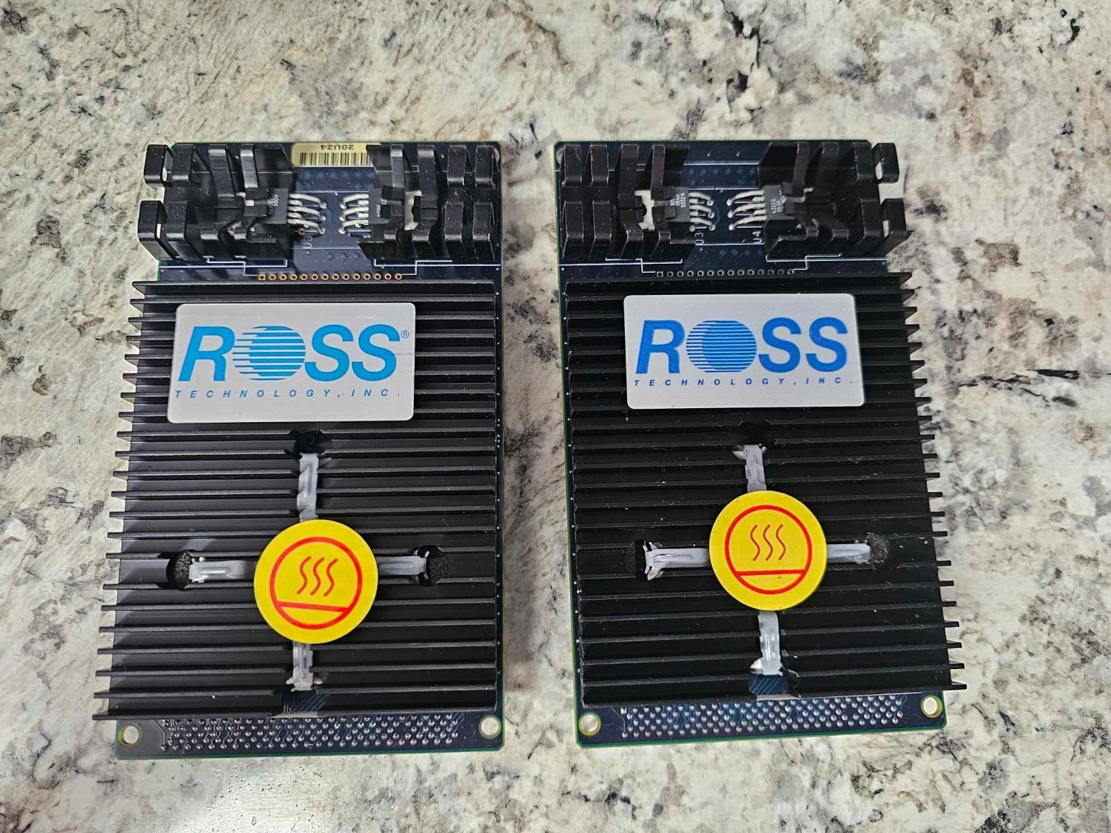 2x Matched Pair Vintage Rare Sun Ross 100mhz hyperSPARC CPU Module 511-6224