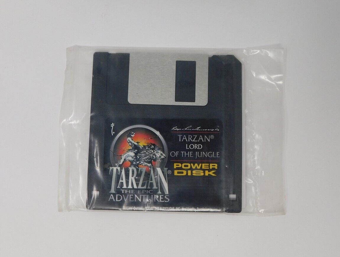 TARZAN LORD OF THE JUNGLE VINTAGE PC GAME 3.5 FLOPPY DISK 1955 
