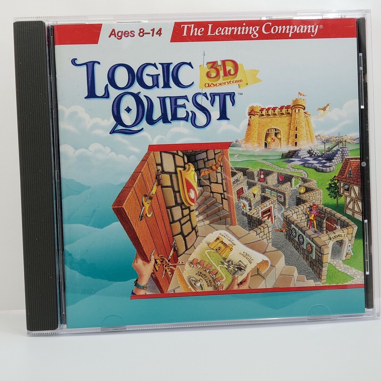 Logic Quest 3D Adventure Ages 8-14 1997 PC CD-ROM by The Learning Company