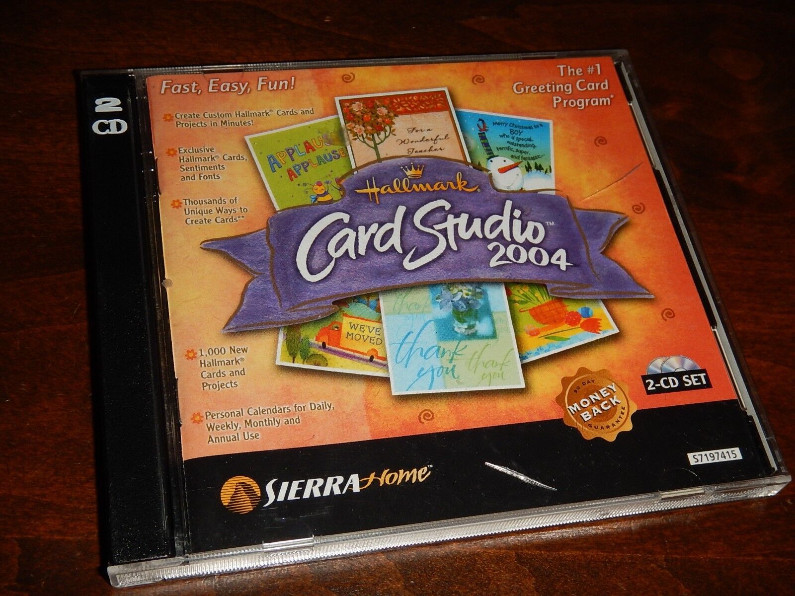 Sierra Home Hallmark Card Studio 2004 PC  2 Disc