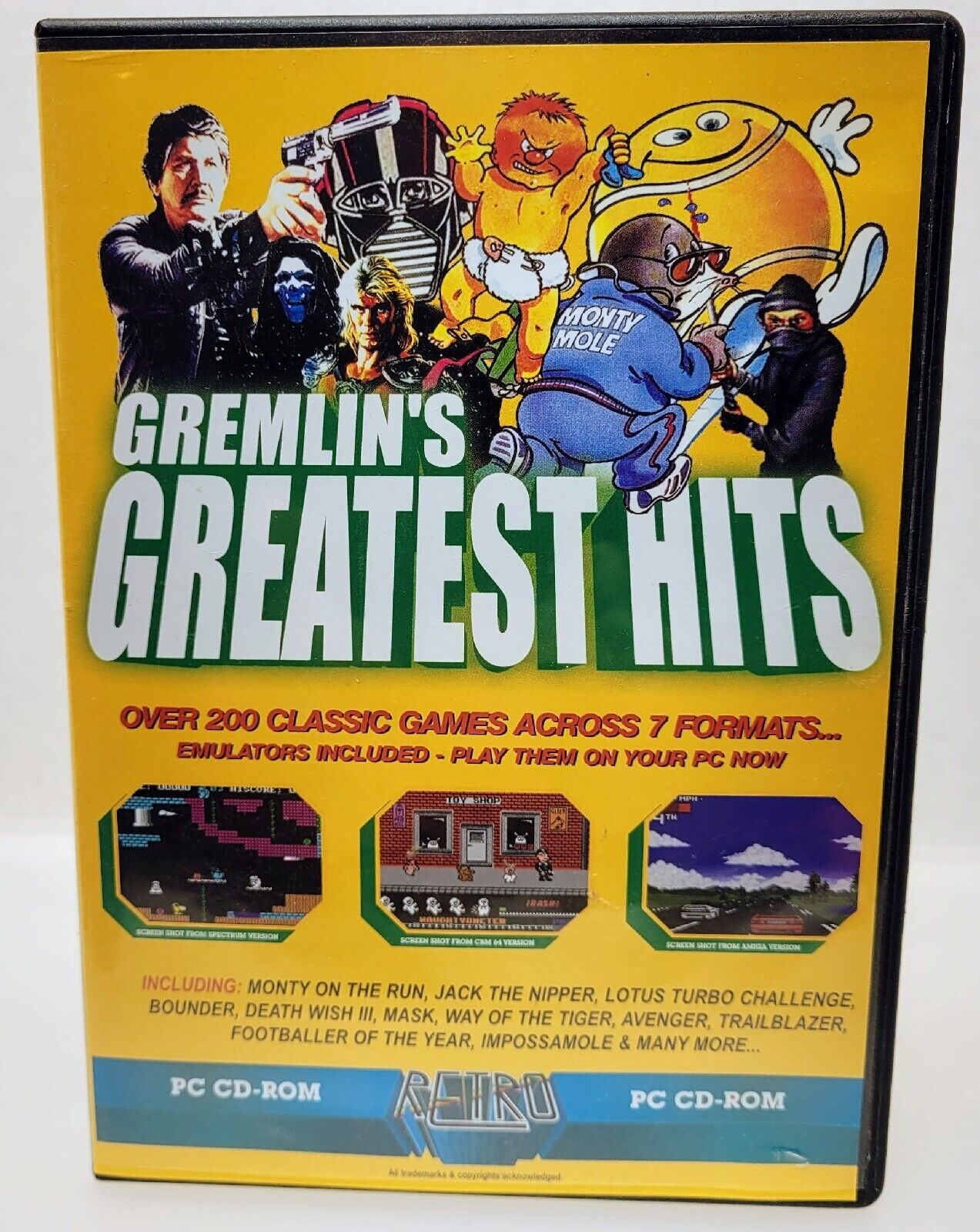 Retro Gamer Issue 3: Gremlin\'s Greatest Hits PC CD-ROM over 200 classic games