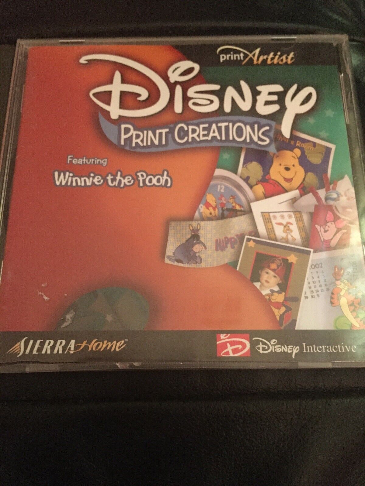DISNEY Classic PRINT CREATIONS Studio Winnie The Pooh PC CD-ROM Software 2001