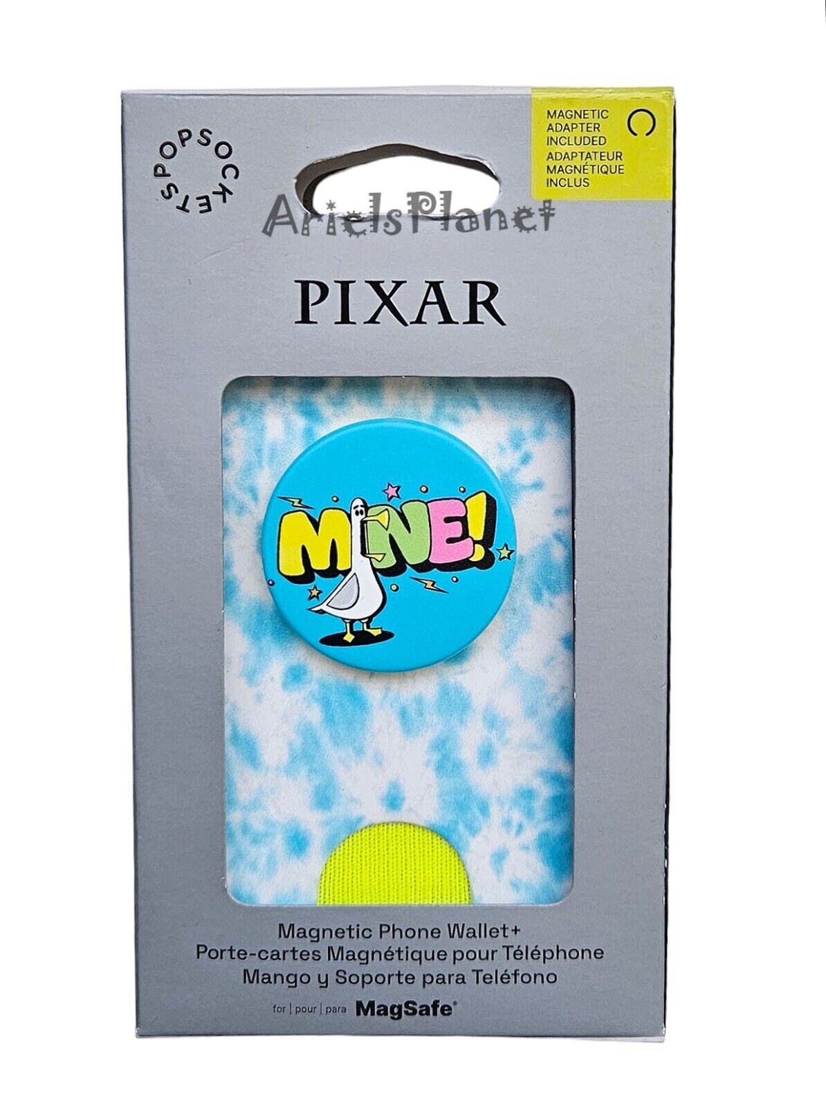 2024 DISNEY PARKS Pixar Finding Nemo Mine Magnetic Phone Wallet - Popsockets