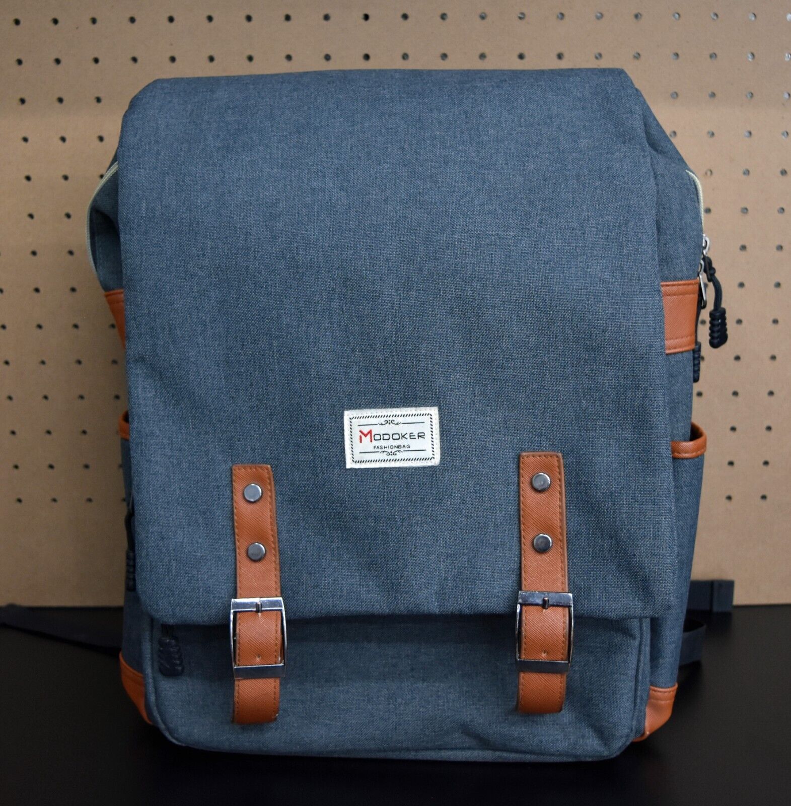 Modoker Fashionbag Vintage Laptop Backpack Gray