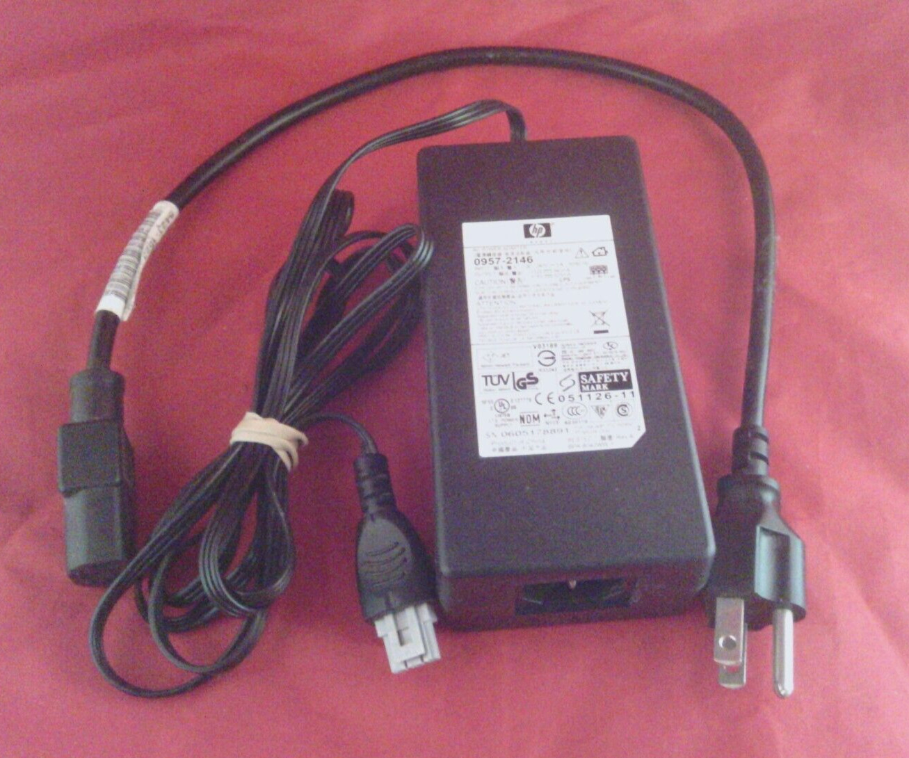 Genuine HP 0957-2146 Printer power supply ac adapter w/cord cable charger Tested
