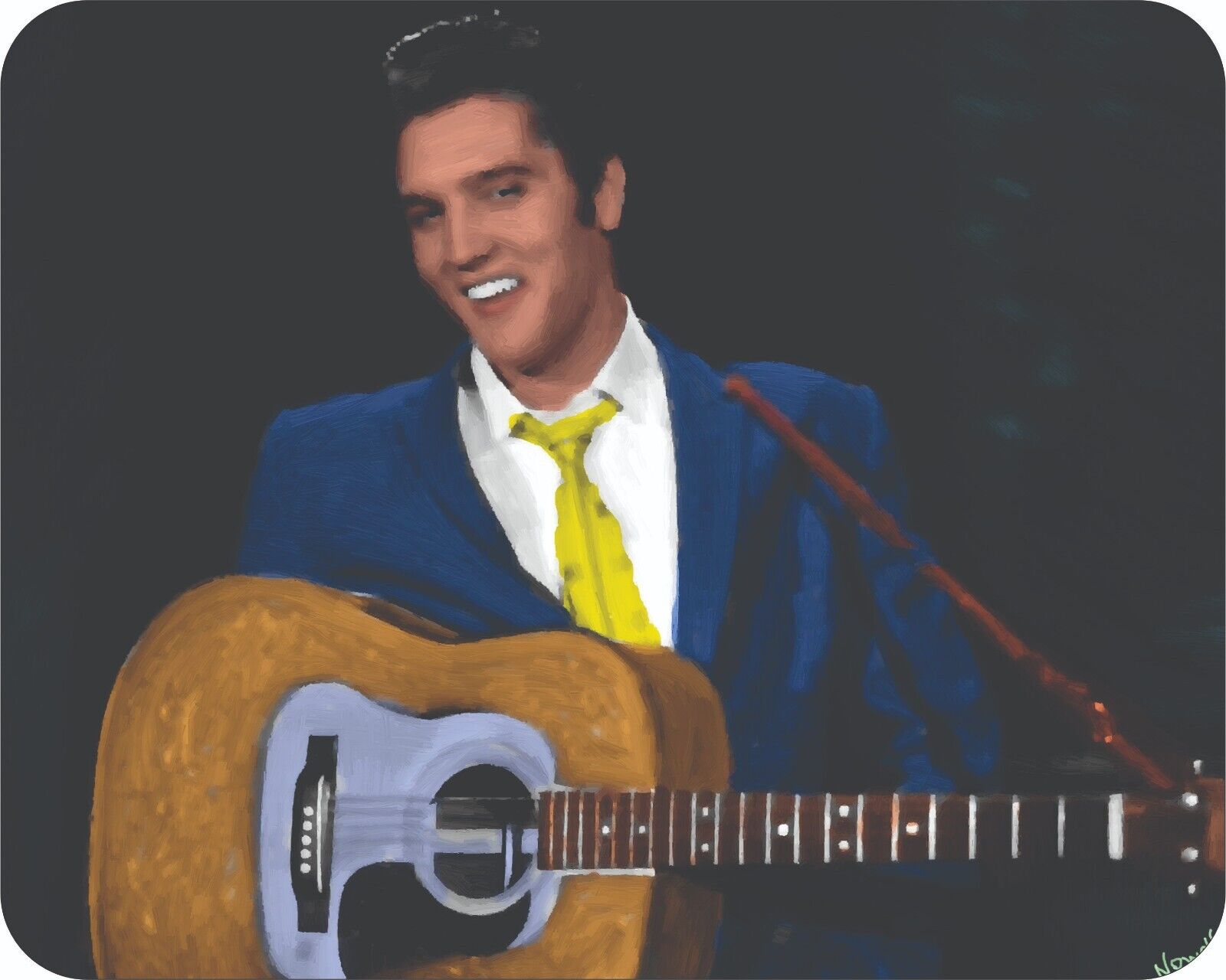 Elvis Presley 7 3/4  x 9\