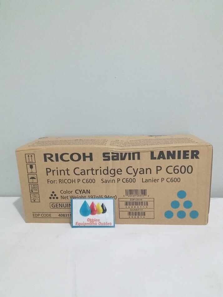 Ricoh 408311 Cyan Toner Cartridge