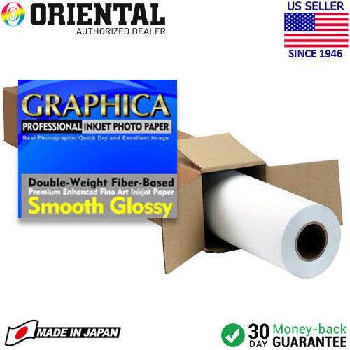 Oriental GRAPHICA FB Smooth Glossy Fine Art Pro Inkjet Roll Paper 24\