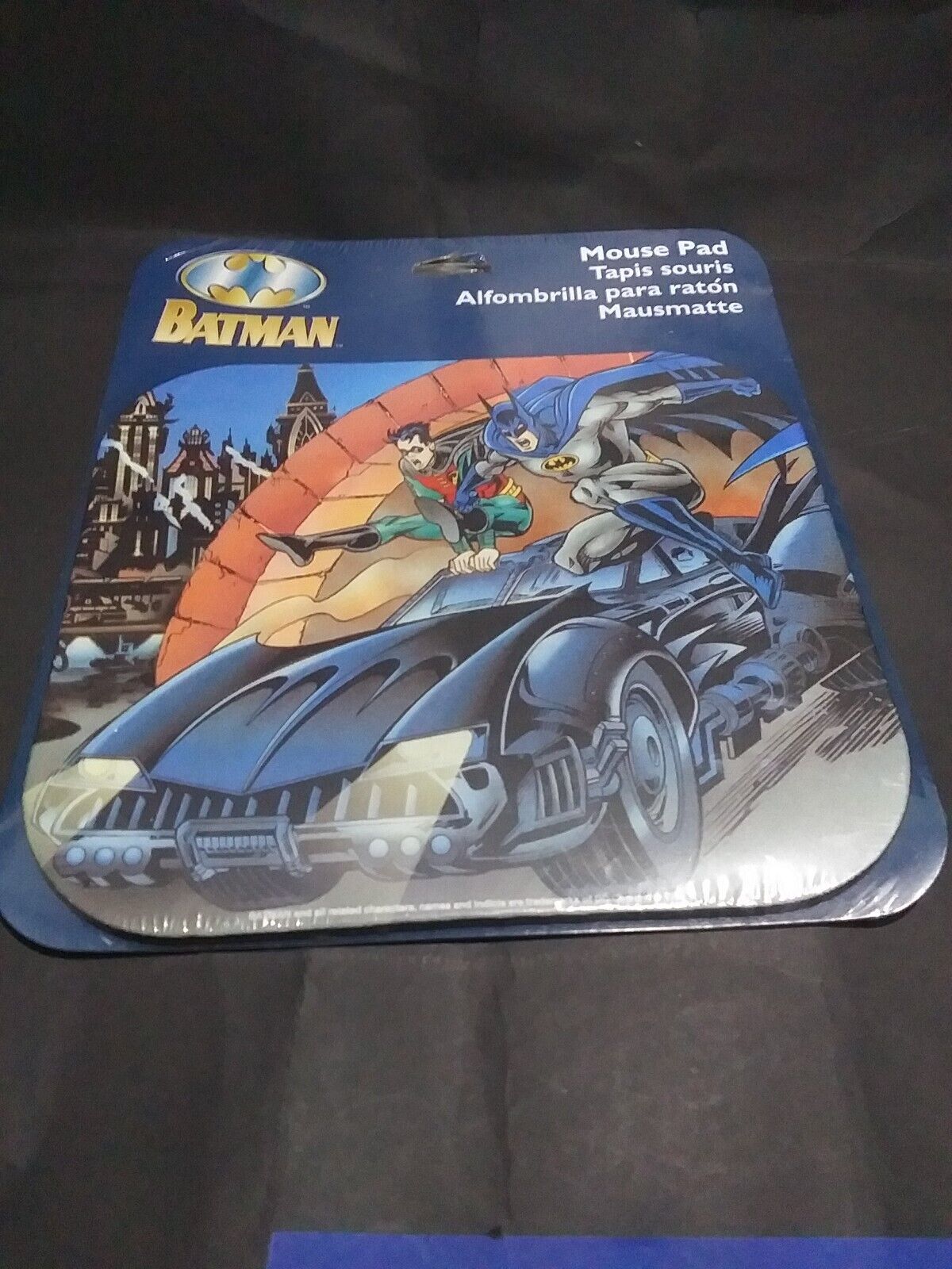 Batman 3D Mouse Pad DC Comics Super Hero NEW Vintage 1996 