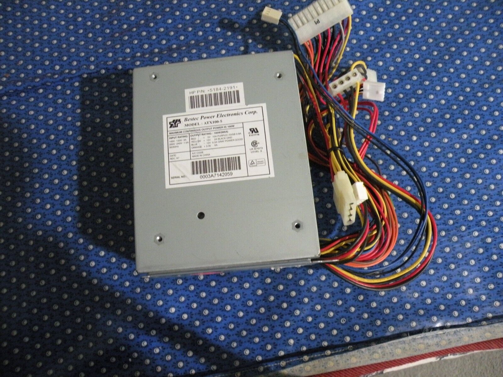 Desk top computer power supply model  Atx100-5 output 100w  max