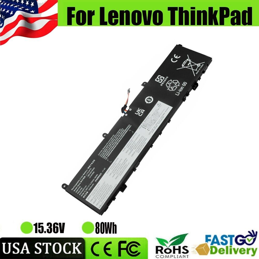 L17C4P72 L17M4P72 L18M4P71 Laptop Battery For Lenovo ThinkPad P1 X1 Extreme 80Wh