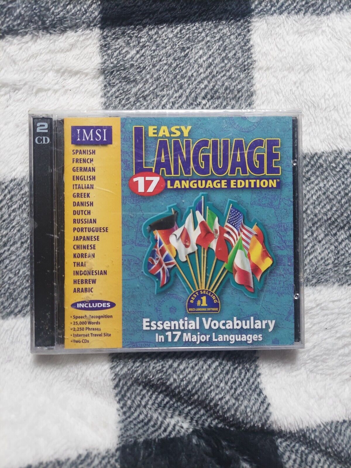 Easy Language CD-ROM 17 Language Edition Win Mac Vintage 1996 New Sealed