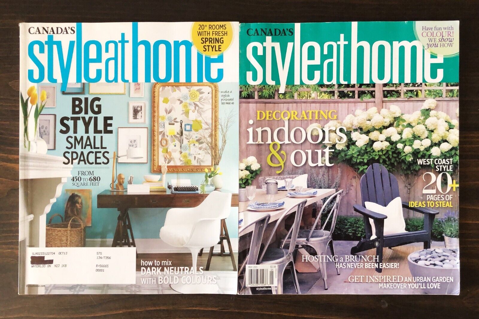 Canada\'s Style At Home Magazine 2013, Lot 0f 2