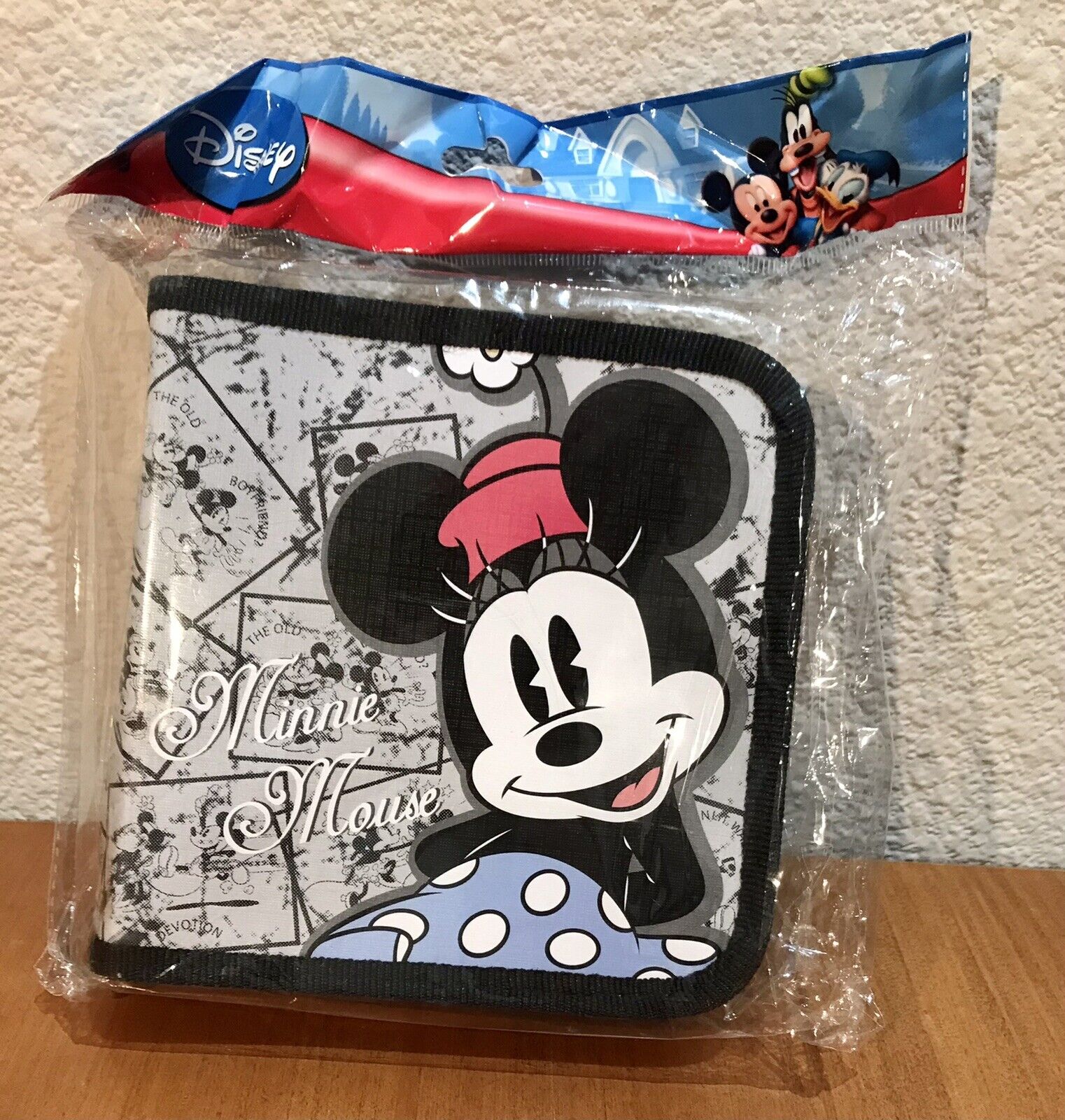 ✅Disney Minnie Mouse CD / DVD Case Storage Wallet compact disc Vintage retro