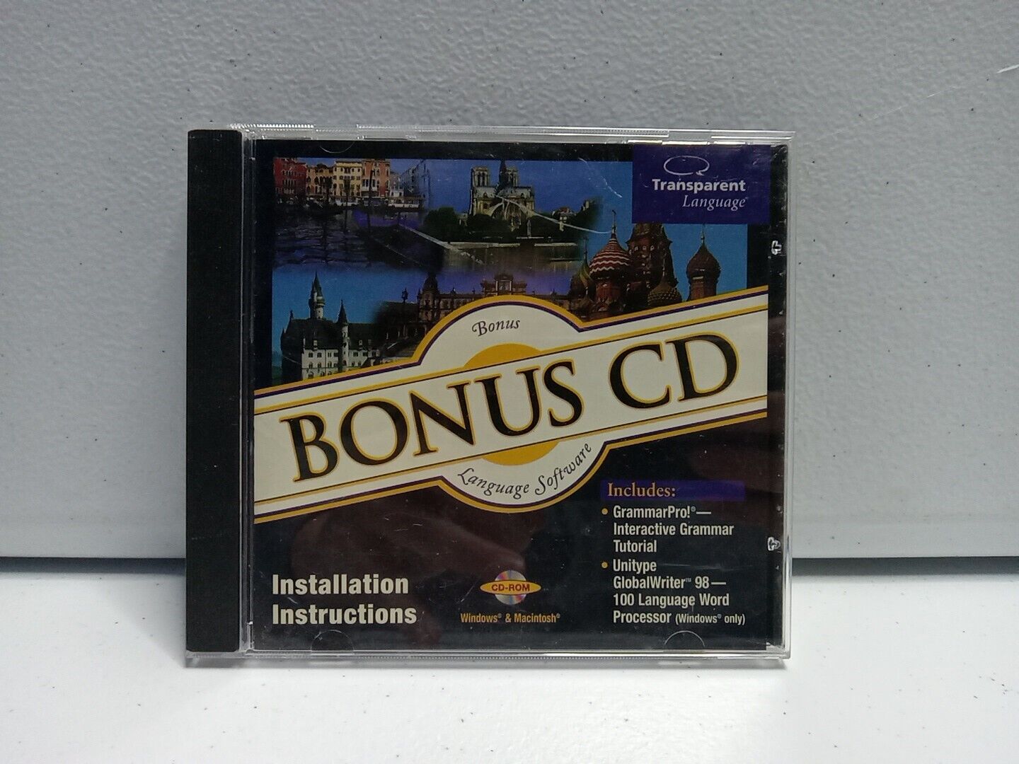 Transparent Language Bonus CD CD-Rom  Software