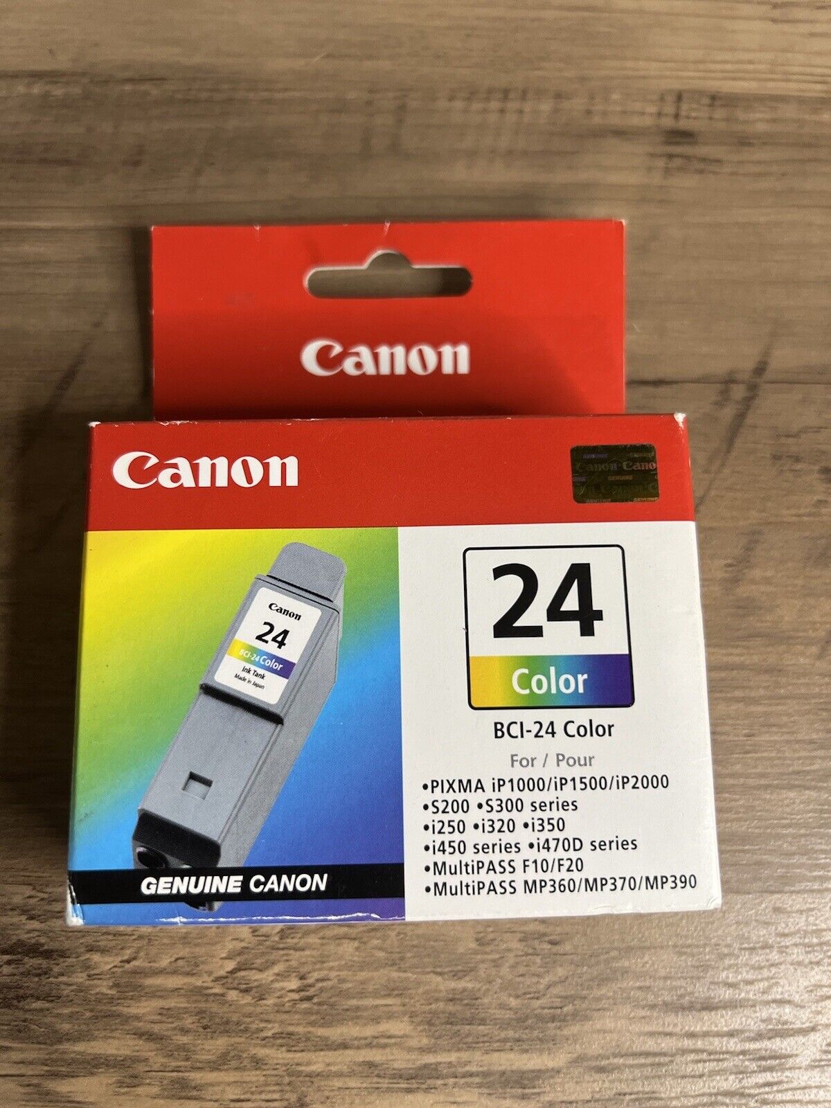 Genuine Canon BCI-24 Color Print Ink Cartridge PIXMA New Sealed Box 4K04I22