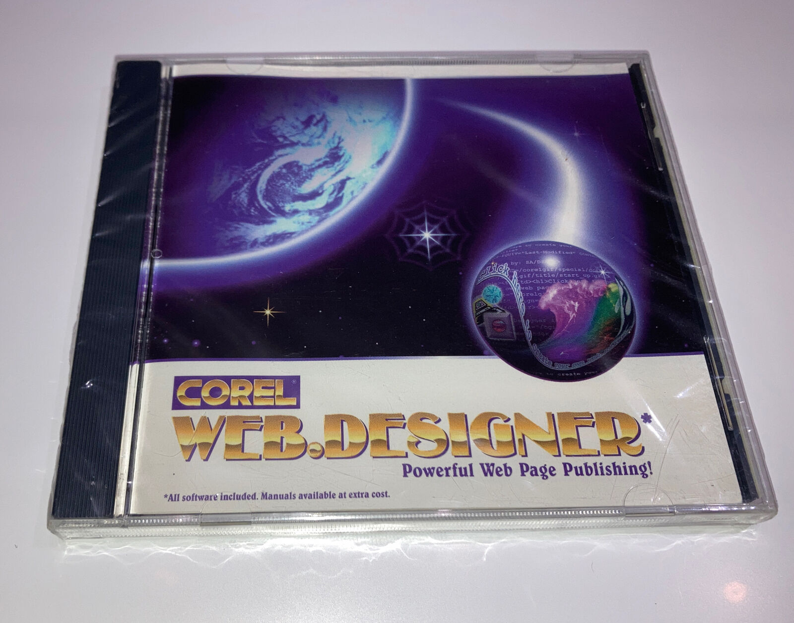 Corel Web.Designer - Web Designer Web Page Publishing (PC, 1996) NOS - New