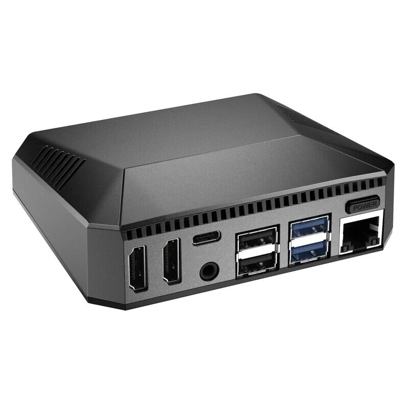 Argon One V2 Aluminum Case For Raspberry Pi 4, With Power Button Fan HDMI Port