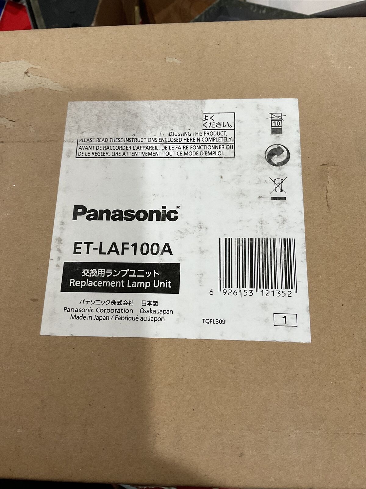 Genuine Original Panasonic ET-LAF100A, ET-LAF100 Projector Replacement Lamp  new
