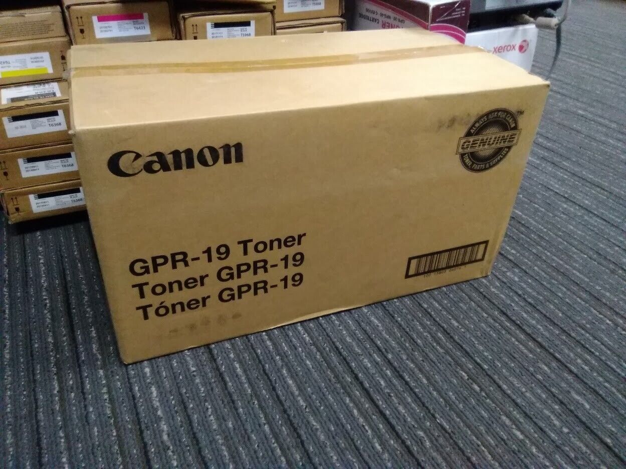 Canon GPR-19 0387B003 Black Toner Cartridge for imageRUNNER 7086 Box of 4