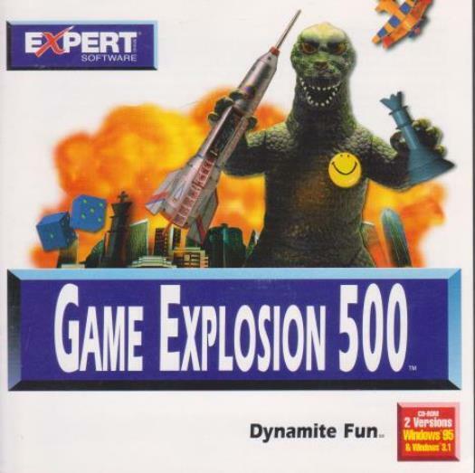 Expert Game Explosion 500 PC CD huge collection of classics arcade puzzles LIST
