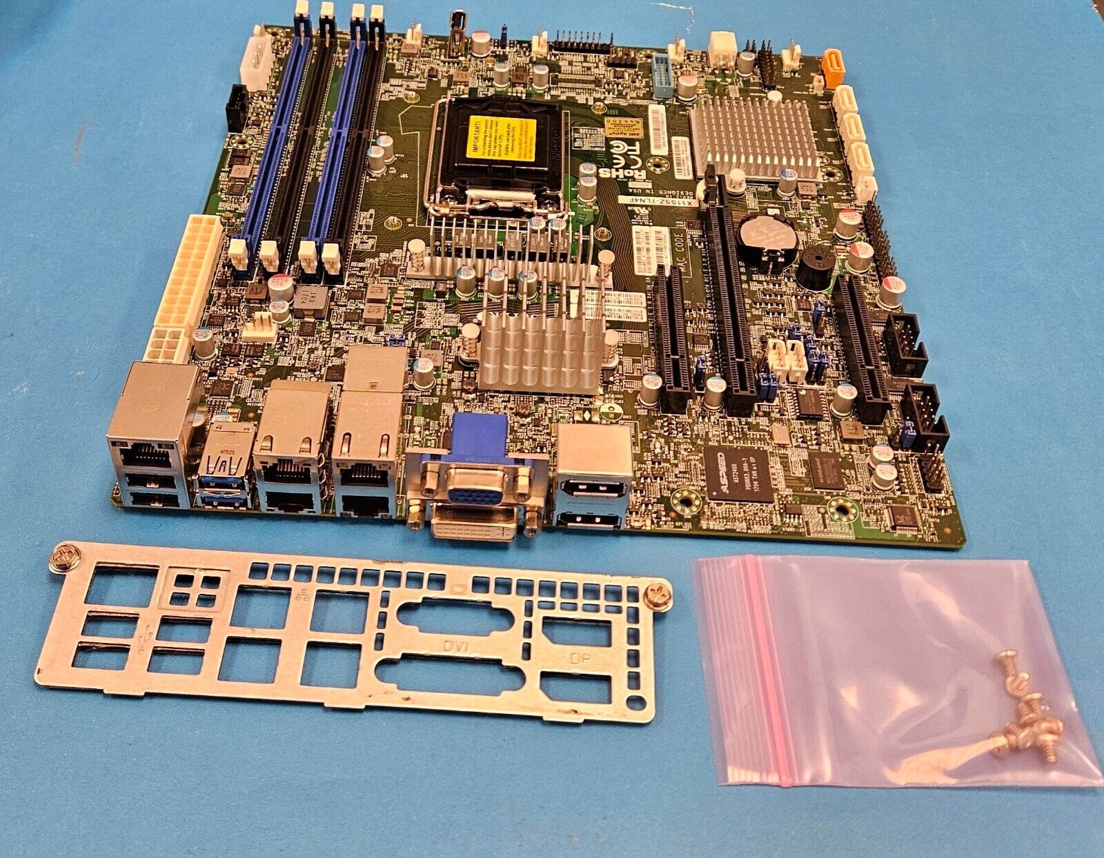Supermicro X11SSZ-TLN4F LGA 1151 Intel C236 DDR4 Micro-ATX Motherboard MB