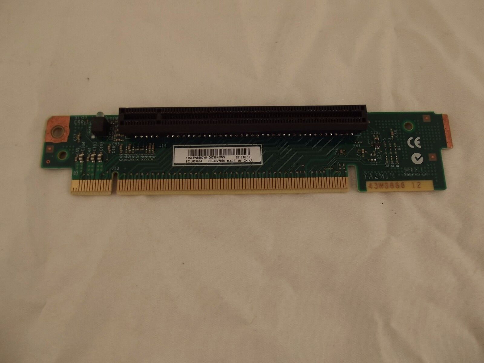 IBM 43V7066 PCI-E Riser Card For System X3550 X3650 49-2