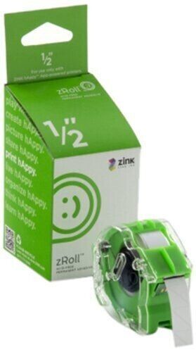 ZINK 1/2 inch zRoll - A 1/2 inch wide roll of full color, ink-free ZINK Paper