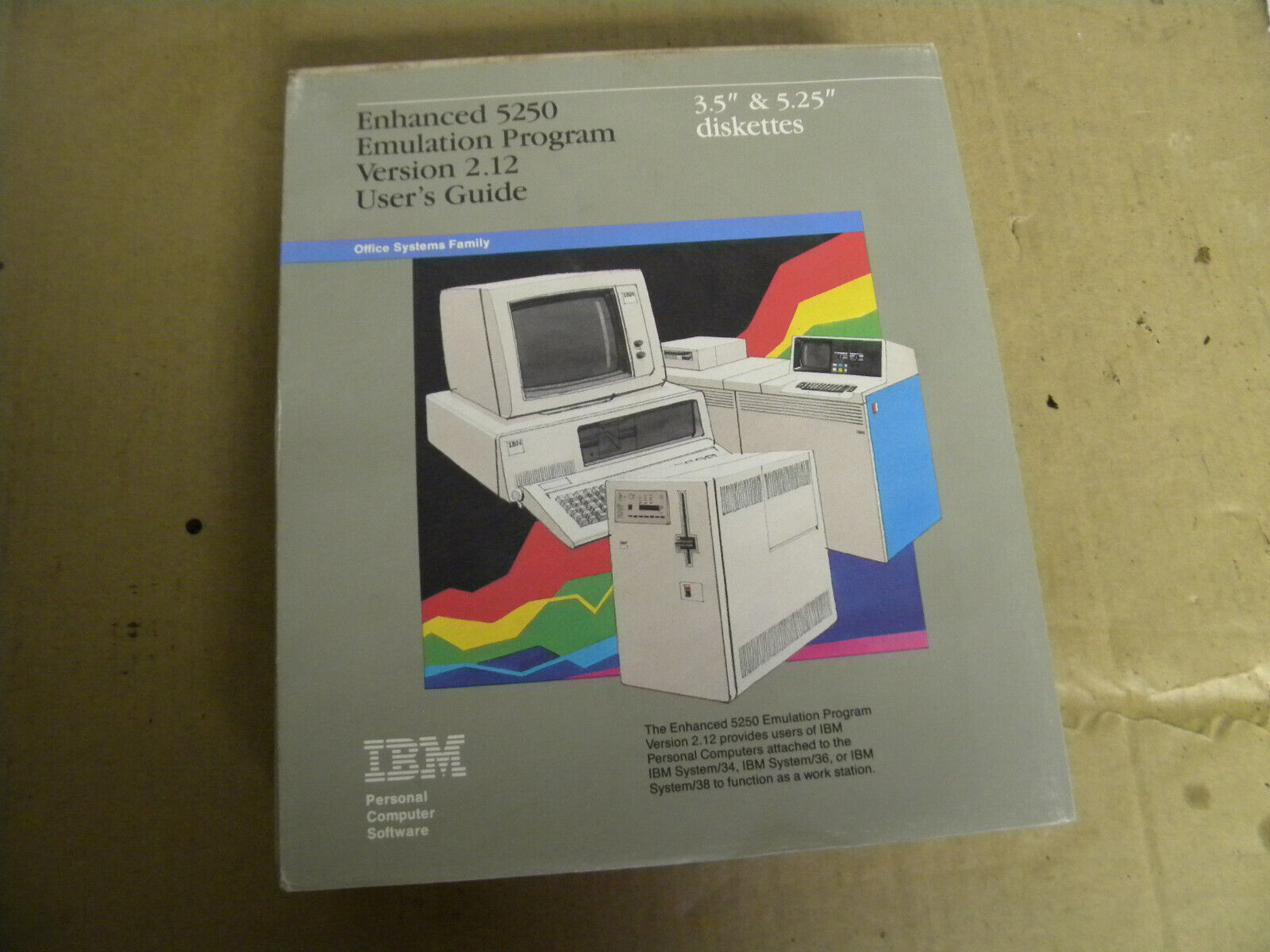 Vintage IBM Enhanced 5250 Emulation Program V 2.12 Users Guide with Diskettes