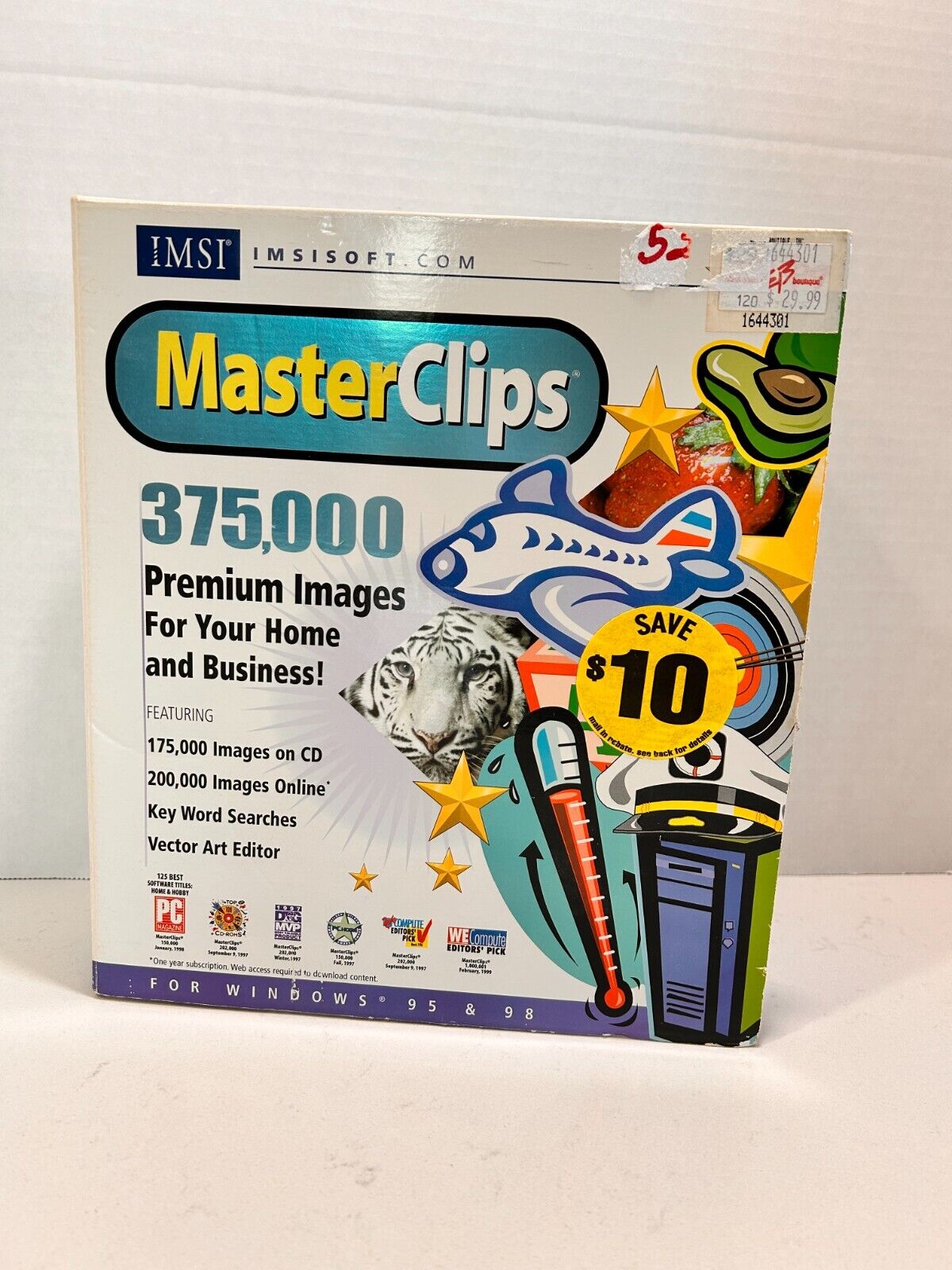 IMSI Masterclips 375,000 Software W/ Image Catalogue & Instructions