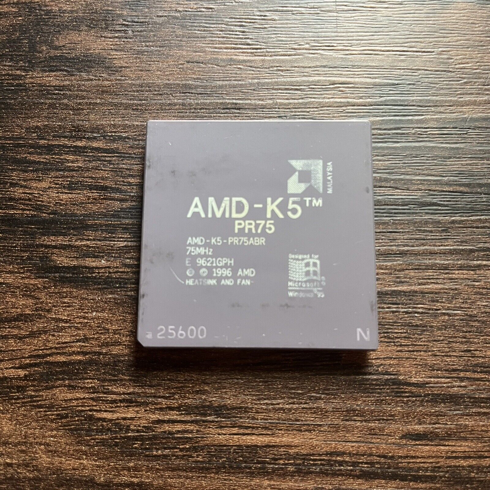 AMD K5 PR75 Socket 7 CPU 75MHz Ceramic PR75ABR