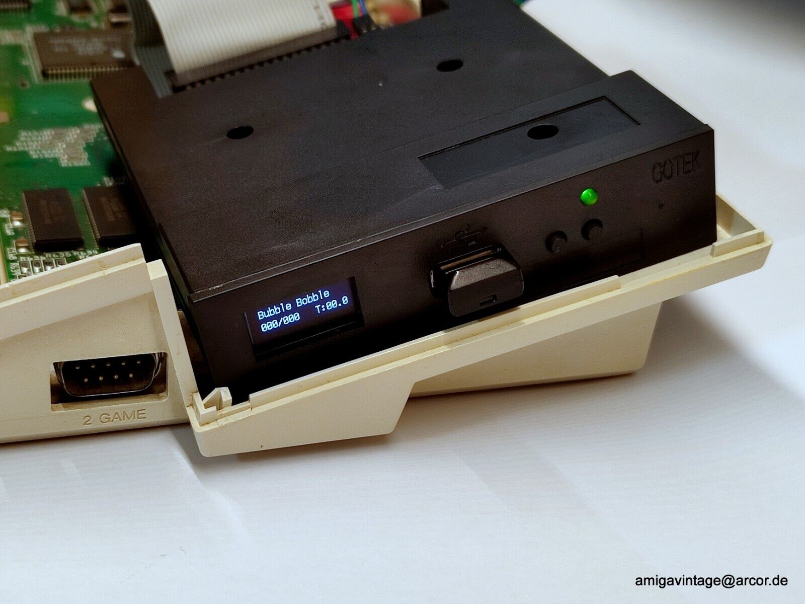 Amiga USB Gotek Floppy Emulator HxC ADF 500/600/1200 Sound OLED Display Atari