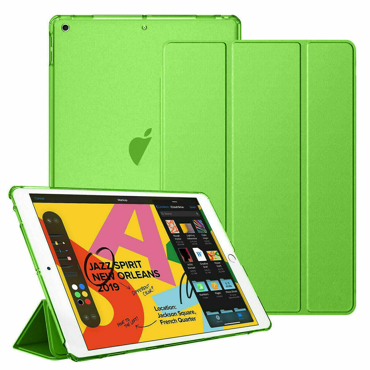 For iPad 9.7'' 6th Generation 2018 5th 2017 Soft Shell Case Smart Leather Cover