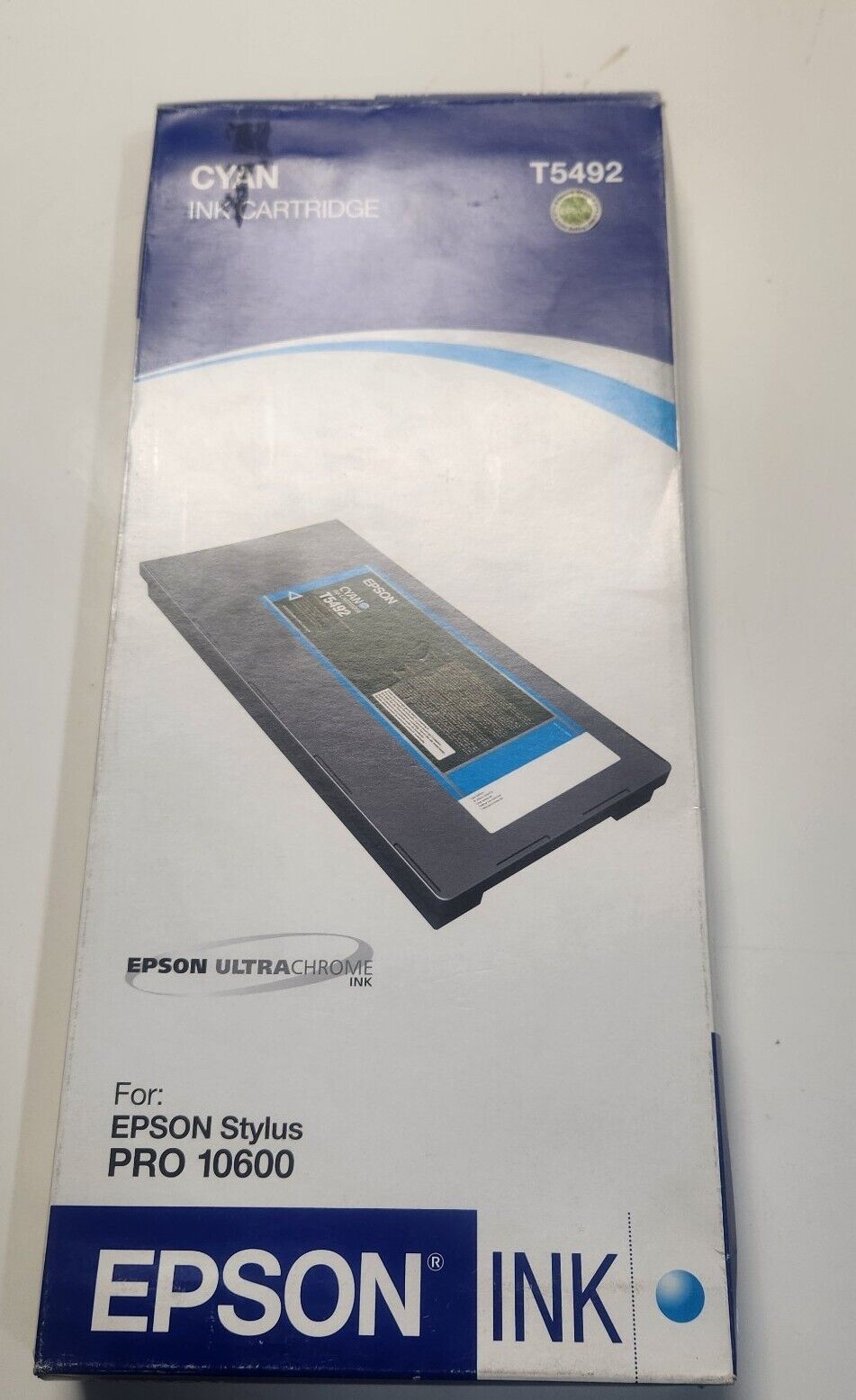 Genuine Epson T5492 Cyan Ink Printer Cartridge Stylus Pro 10600