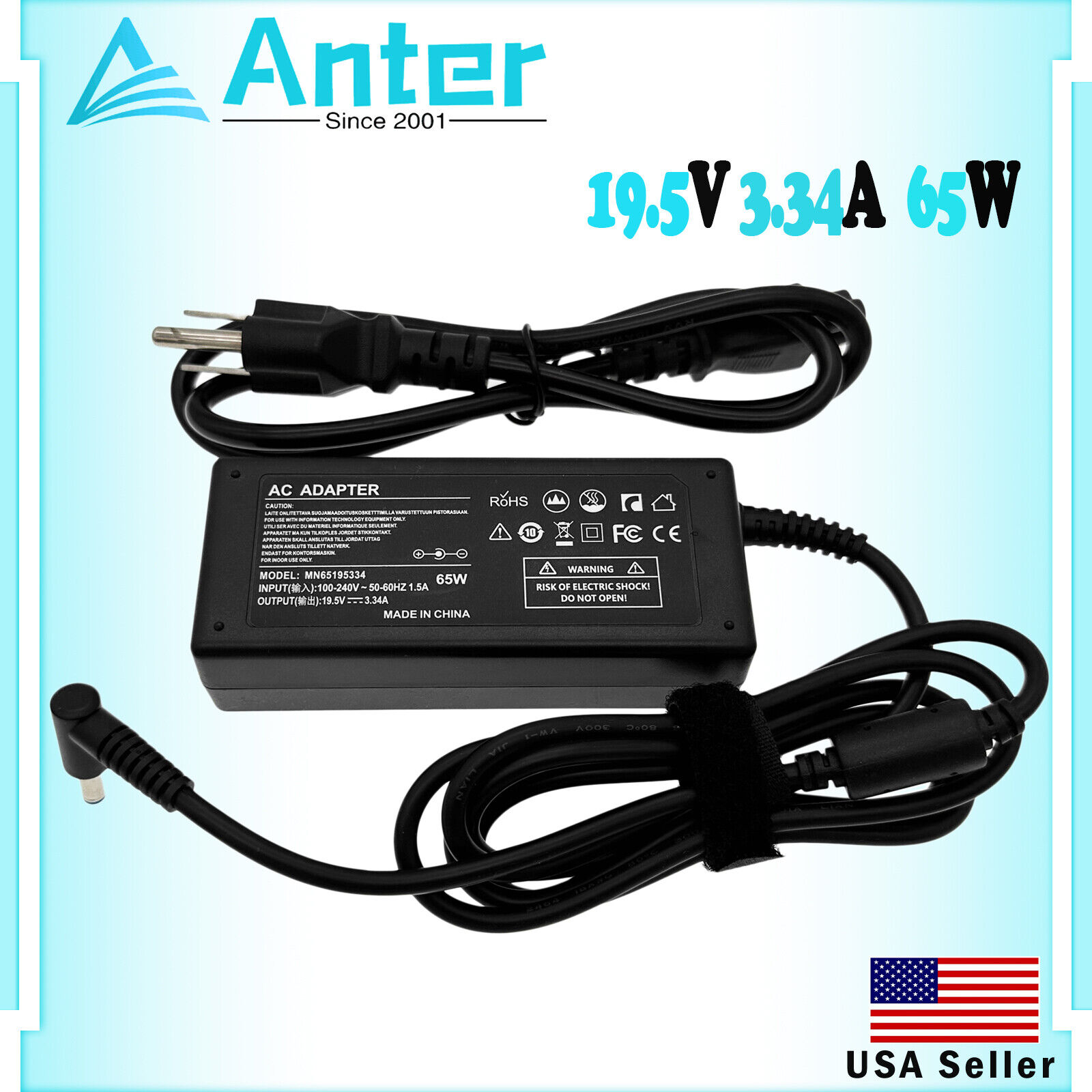 AC Adapter Charger For Dell Inspiron 24-3475 24-3477 AIO Computer Power Supply