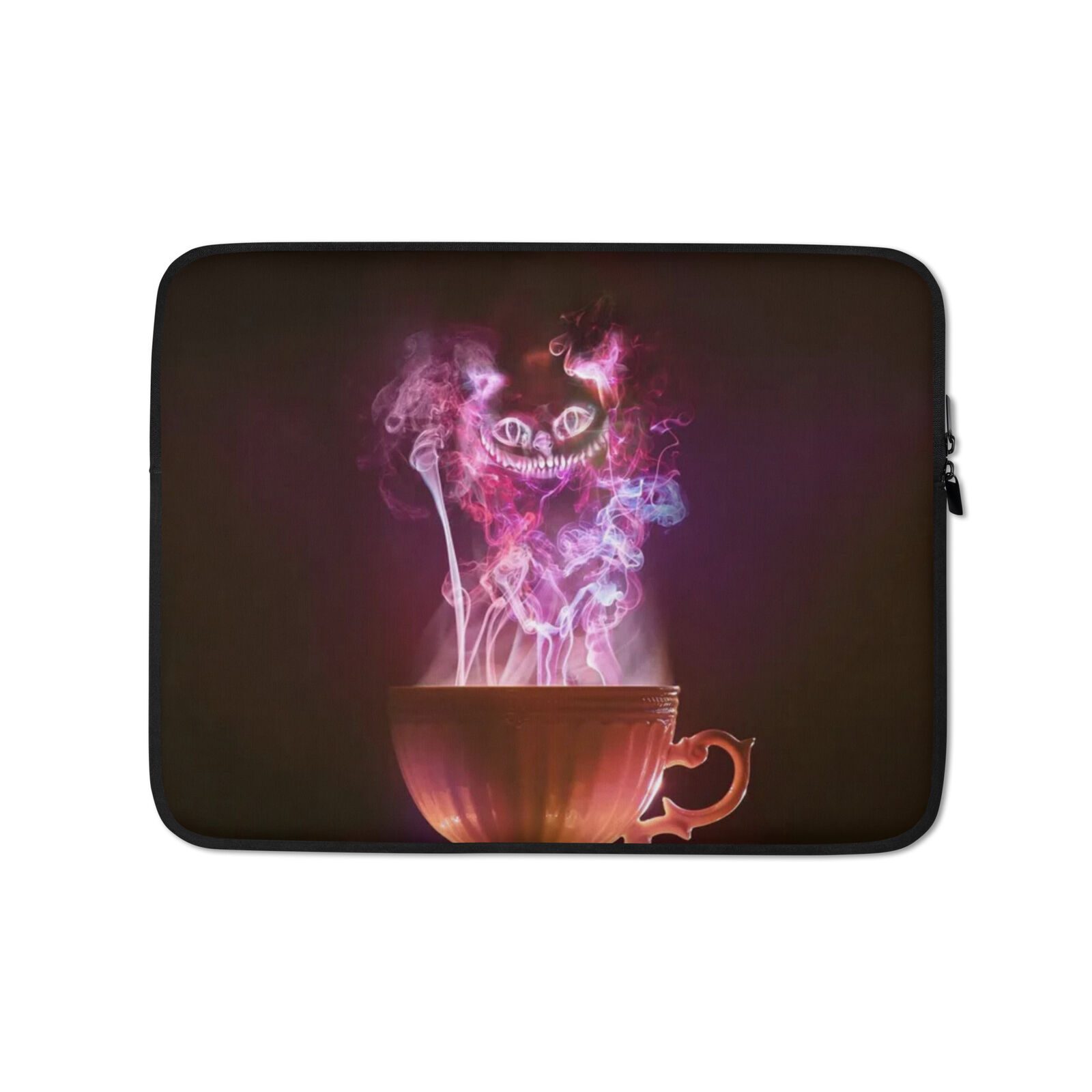 Cheshire Cat Smoke-  Laptop Sleeve - Mad Tea Party - Alice In Wonderland 
