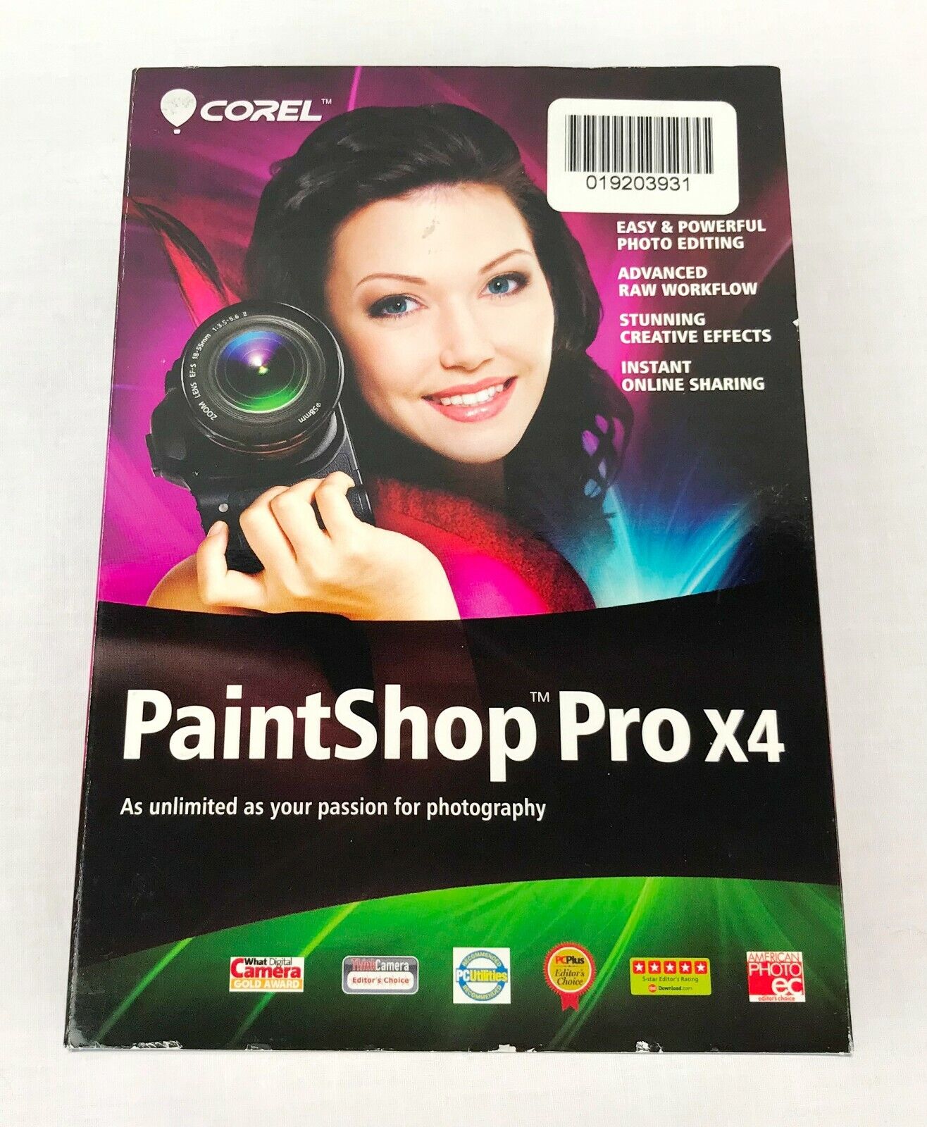 2011 Corel Paintshop Pro X4 Photo Editing Software BRAND NEW SEALED
