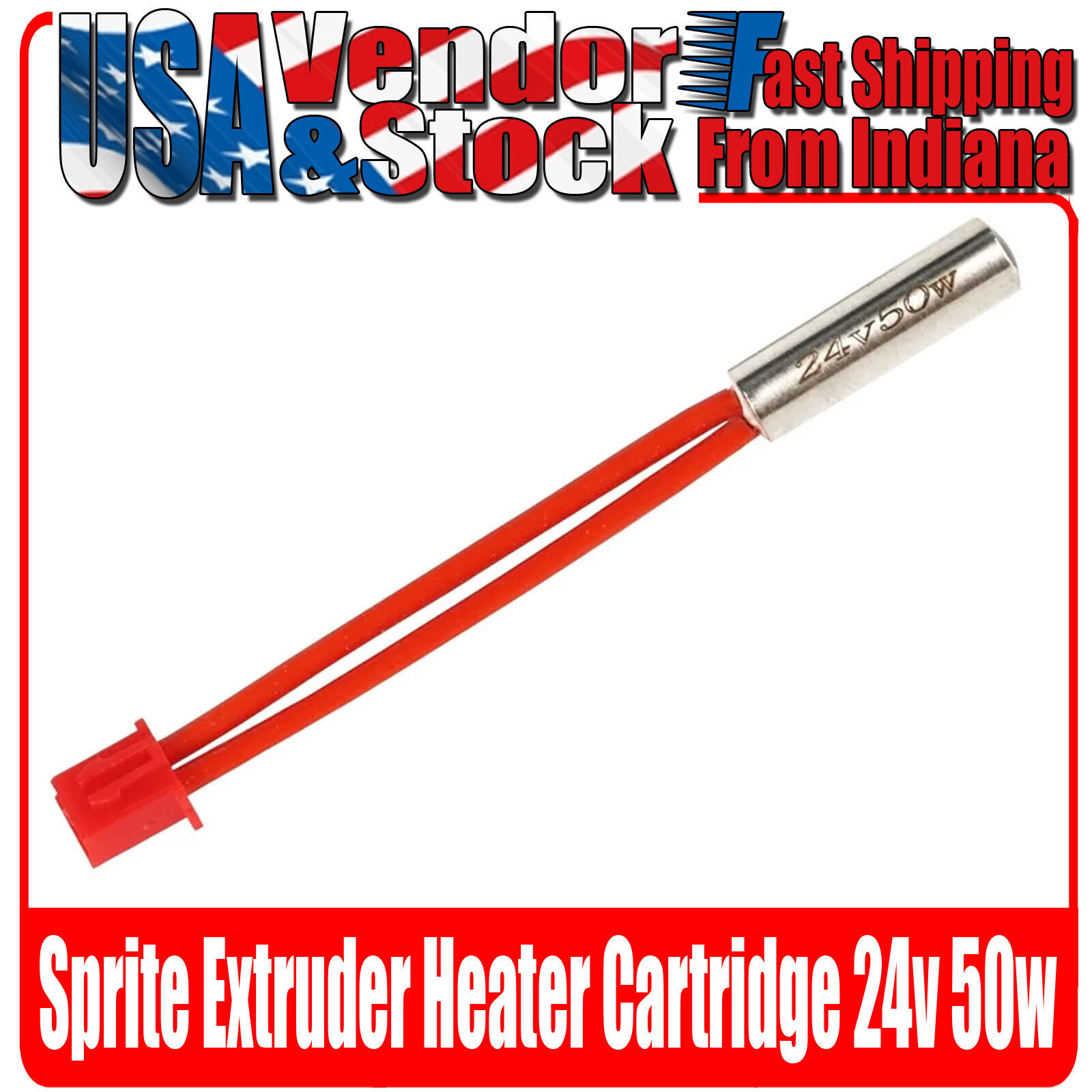 Creality 3D S1 Sprite Extruder Heater Cartridge 24v 50w Upgrade for Hotend