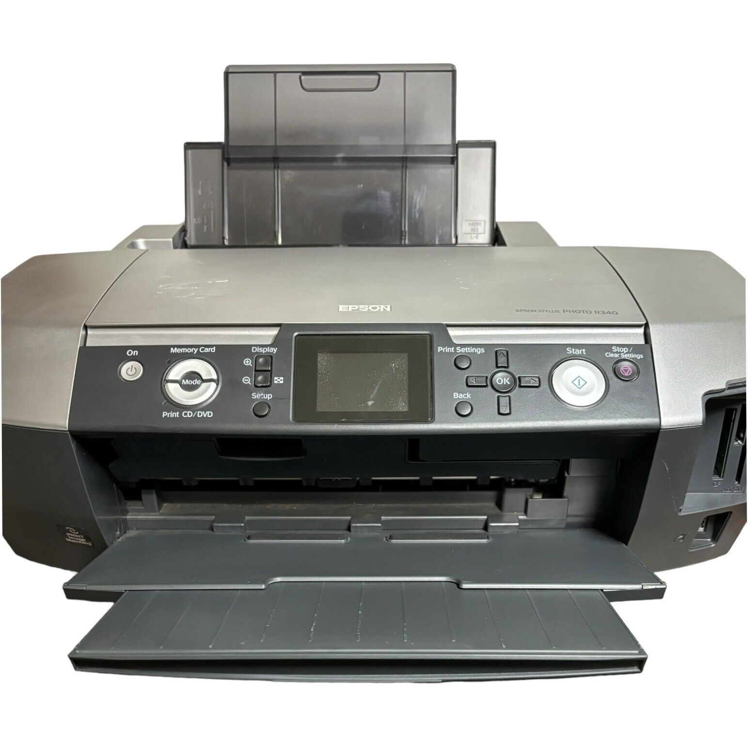 Epson Stylus Photo R340 Digital Printer Inkjet 2.4” LCD Display - Tested & Works