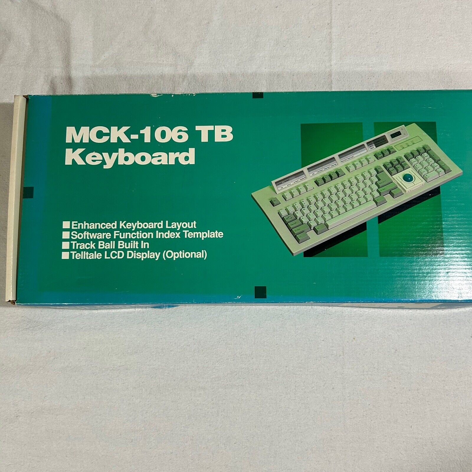 MCK- 106 TB Keyboard In The Original Box Vintage Track Ball Built In