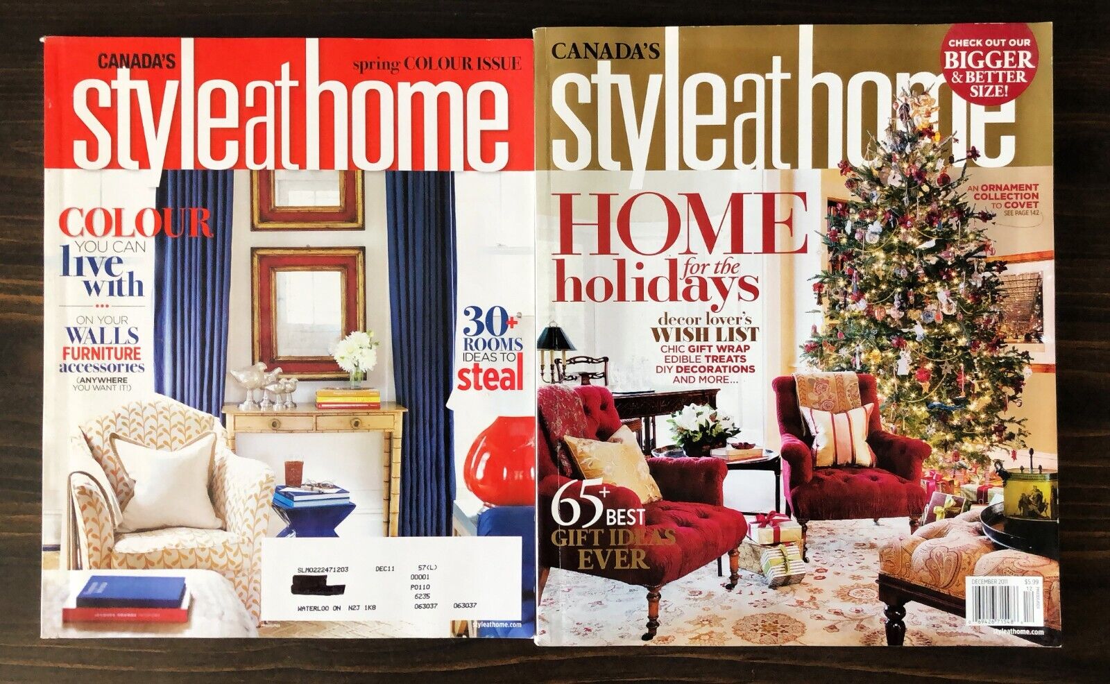 Canada's Style At Home Magazine 2011, Lot 0f 2