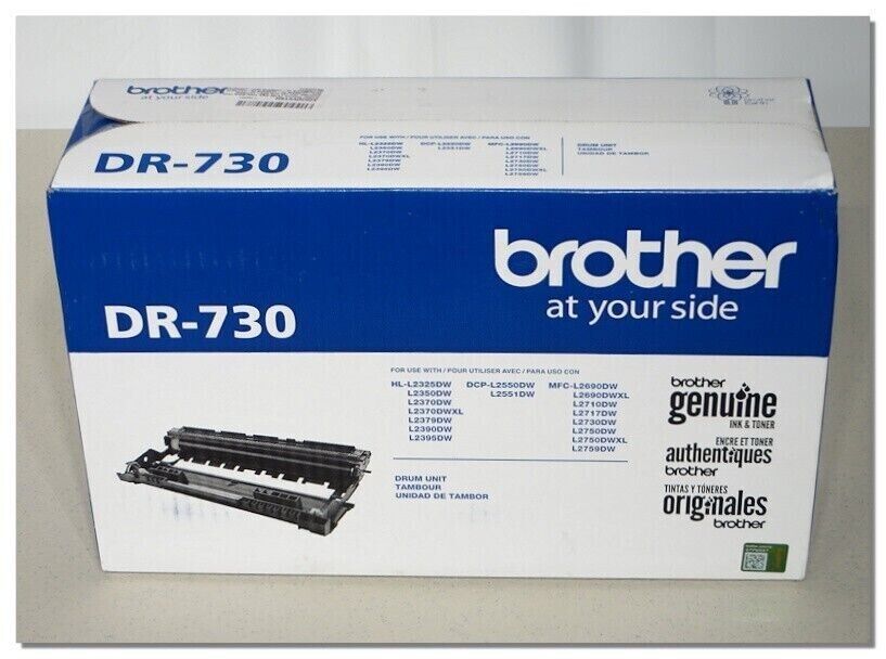 Genuine OEM Brother DR-730 Drum MFC-L2710DN HL-L2370DW NEW Sealed Box