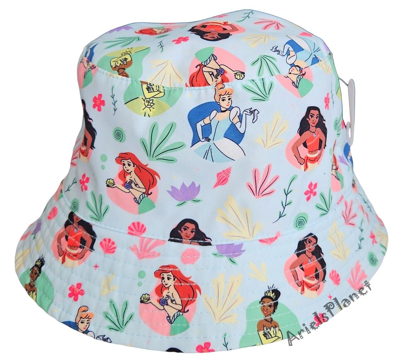 2024 Disney Parks Princess Reversible Bucket Sun Hat Adult - One Size