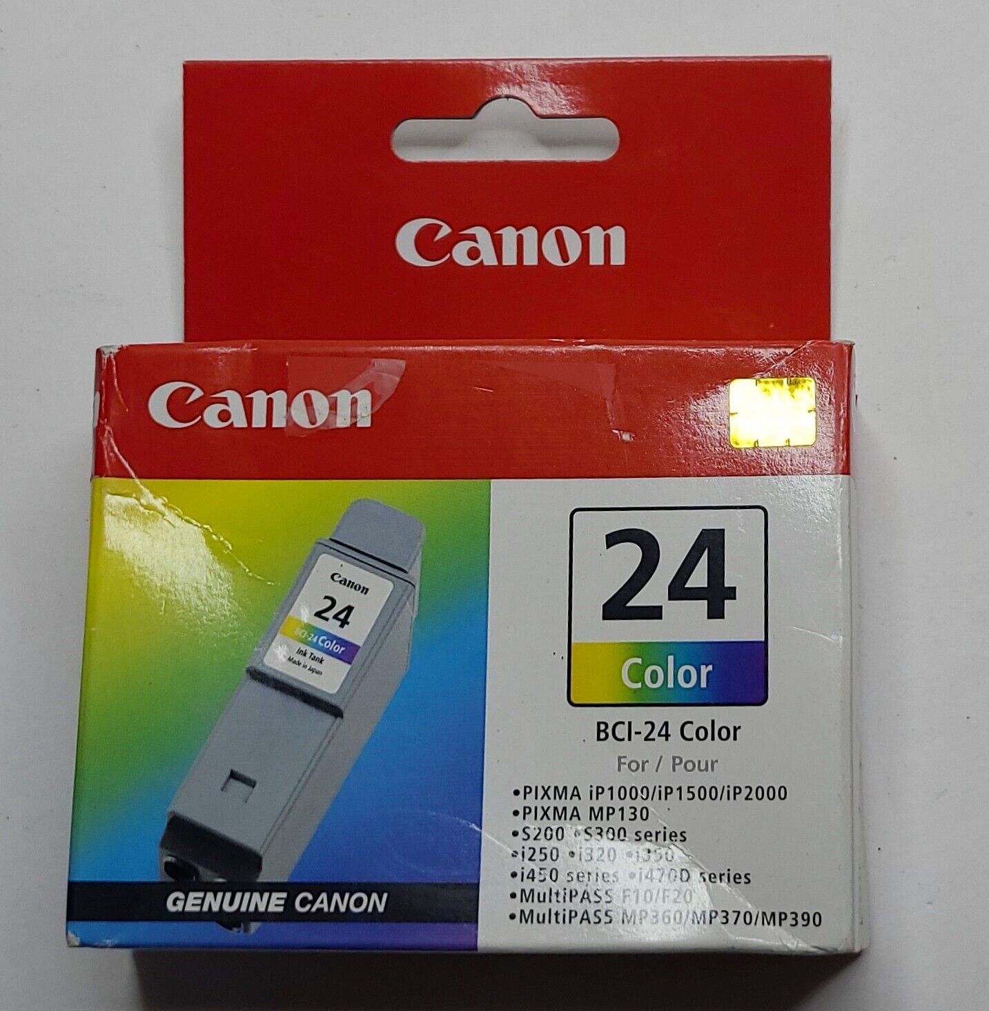 Canon BCI-24 Ink Cartridge Color GENUINE Unopened Box - Estate Find