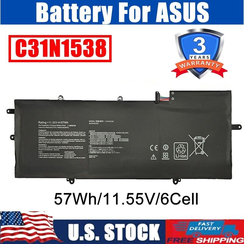 C31N1538 Battery For ASUS ZenBook Flip Q324UA Q324UAK UX360UA UX360UAK UX306UA
