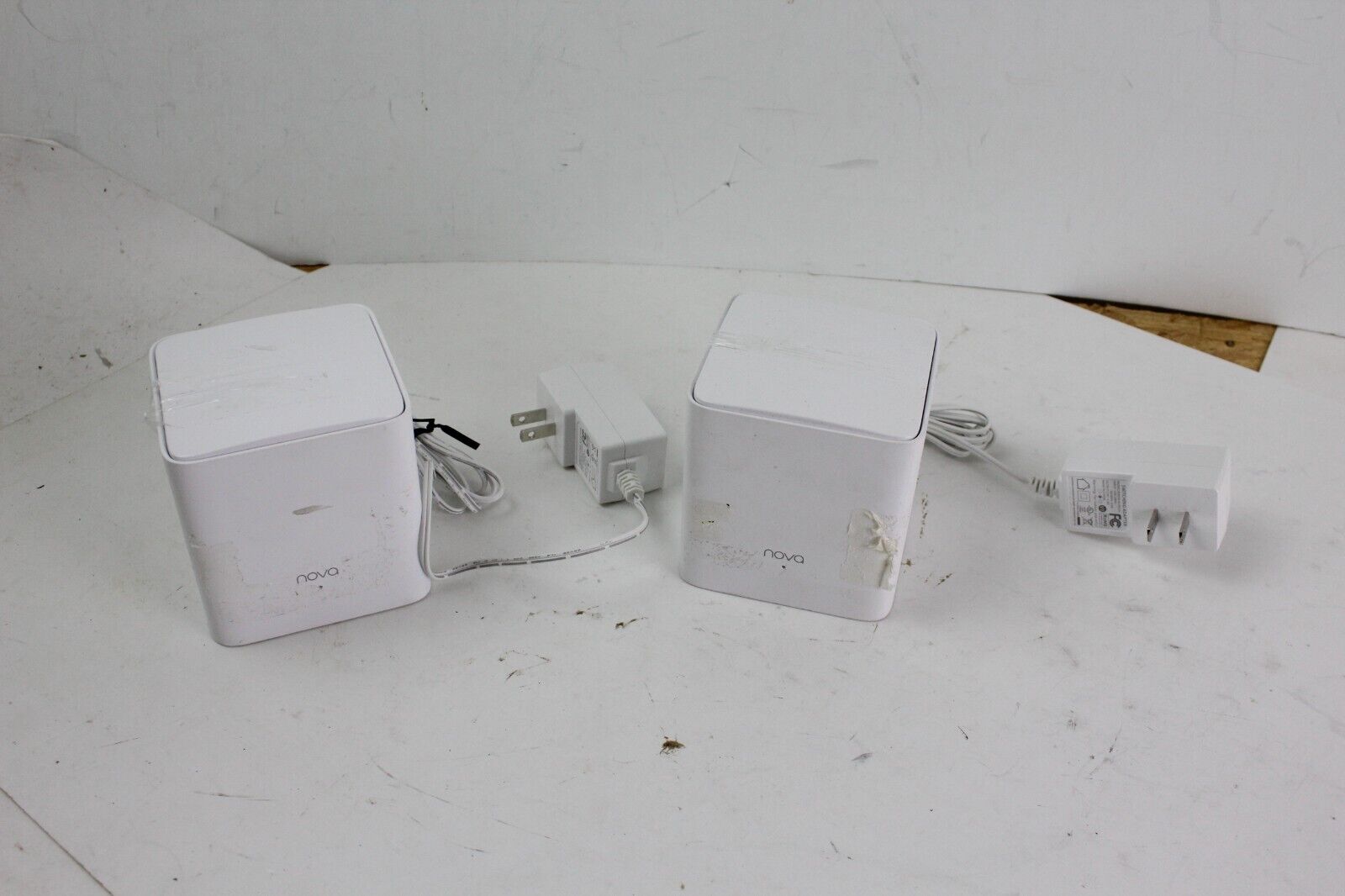 Tenda Nova Mesh3F AC1200 Dual-Band White Cube WiFi Router - 2 PACK #U8577